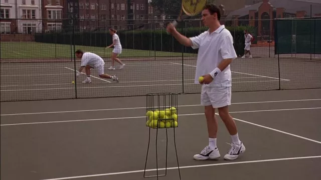 The K-Swiss tennis shoes worn by Chris Wilton (Jonathan Rhys Meyers) in the movie Match Point