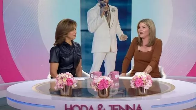 Toccin Mila Fringe Long-Sleeve Midi-Dress worn by Jenna Bush Hager as seen in Today with Hoda & Jenna on November 1, 2023