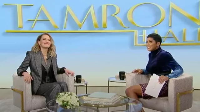 L'Agence Chamberlain Blazer worn by Bethany Joy Lenz as seen in Tamron Hall Show on October 30, 2023