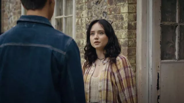 Isabel Marant Etoile Blusa de algodón blandina usada por Flo Brooks (Ruby Stokes) como se ve en The Burning Girls (T01E01)