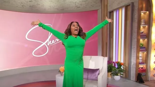 A.L.C. Adeline Jersey Midi Dress worn by Sherri Shepherd as seen in Sherri on  November 6, 2023
