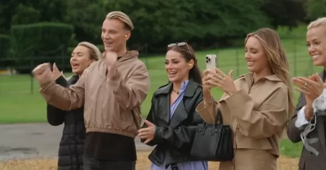Prettylittlething Camel Cord Detail Button Front Cropped Jacket worn by Amber Turner as seen in The Only Way Is Essex (S32E08)