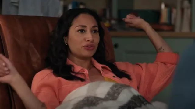 Free People One Scout Jack­et worn by Astrid (Meaghan Rath) as seen in Children Ruin Everything (S03E07)