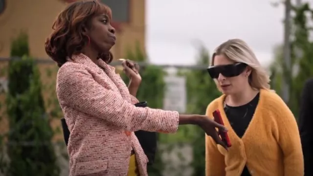 Berenice Tweed Blaz­er Vety worn by Marla (Lisa Codrington) as seen in Children Ruin Everything (S03E07)