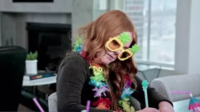 Luau Pineap­ple Sun­glass­es worn by Whitney Rose as seen in The Real Housewives of Salt Lake City (S04E09)