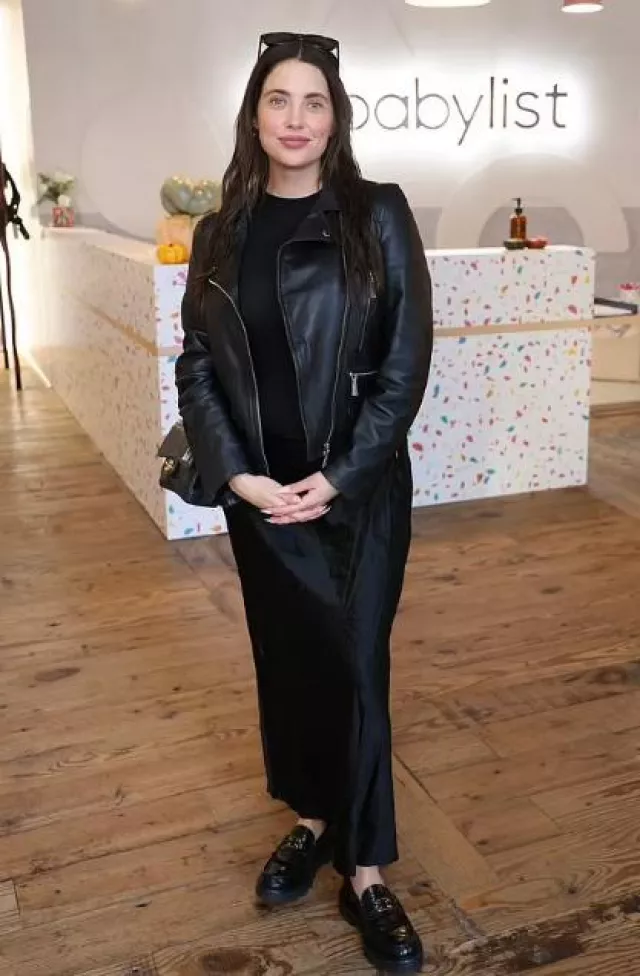 Chanel Flap Bag Mini Black worn by  Ashley Benson at Babylist Beverly Hills Showroom on November 6, 2023
