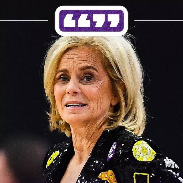 LasVegas Themed Sequin Black Suit of Kim Mulkey on the Instagram