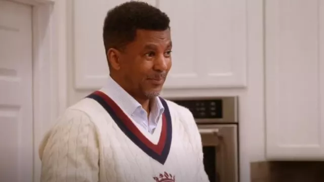 Polo Ralph Lauren The Morehouse Collection Cricket Sweater worn by Cecil as seen in Married to Medicine (S10E01)