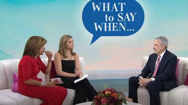 Black Halo Jaslyn Jumpsuit worn by Jenna Bush Hager as seen in Today with Hoda & Jenna on November 13, 2023