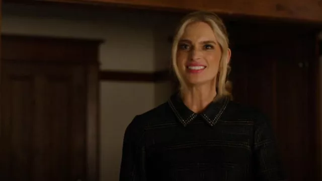 Mini-robe à carreaux ornée de Judith et Charles Manhattan portée par Ingrid Kannerman (Allegra Rose Edwards) comme on le voit dans Upload (S03E07)