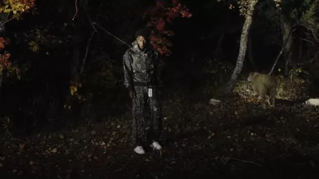 Guapi NBA YoungBoy Camo Baggy Cargo Pants worn by YoungBoy Never Broke Again in Deep Down (Official Music Video)