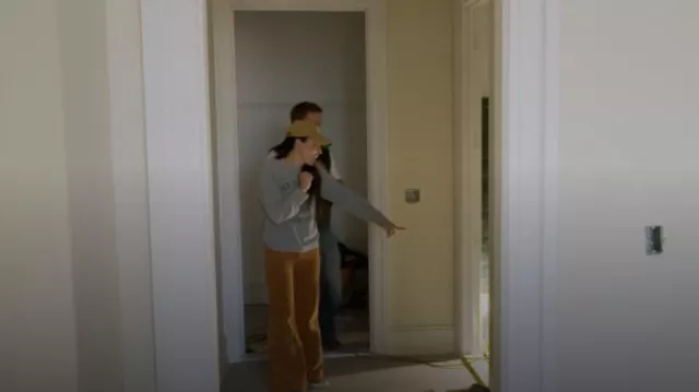 Free People Pull On Corduroy Flare worn by Joanna Gaines as seen in Fixer Upper: The Hotel (S01E01)