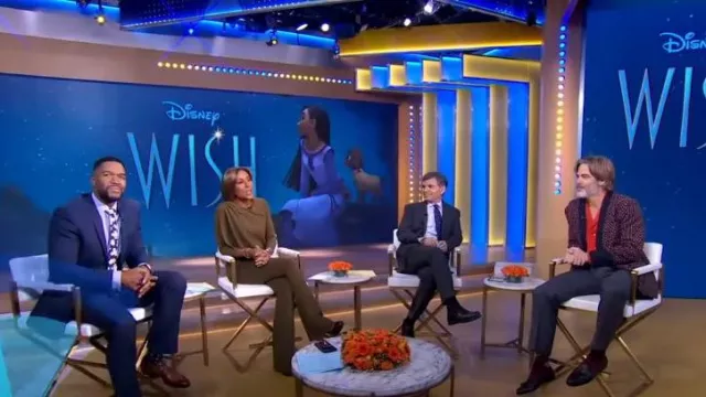 Chiara Boni La Petite Robe Venusette Pants usado por Robin Roberts como se ve en Good Morning America el 15 de noviembre de 2023
