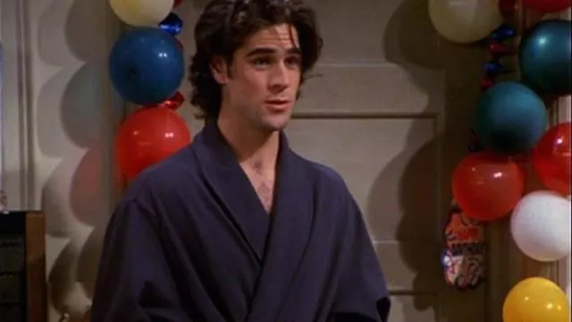 Goodfellow & Co. Men's Blue French Terry Robe worn by Tag Jones (Eddie Cahill) in Friends TV show (S07E14)