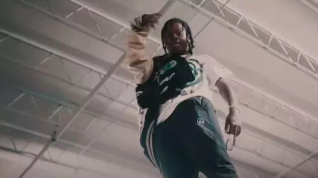 Nike Air Jordan x Fragment Black Trackpants worn by 42 Dugg in Go Again (Official Video)