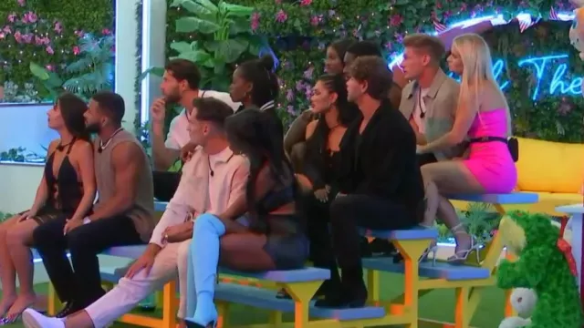 Superdown Kiyana Cut Out Dress worn by Deborah Chubb as seen in Love Island Games (S01E16)