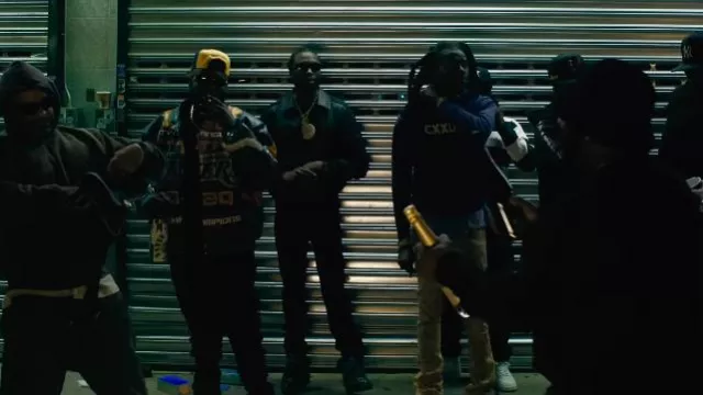 Louis Vuitton All Black LV Skate Sneakers worn by Meek Mill in Lyrical Eazy with Rick Ross (Official Music Video)