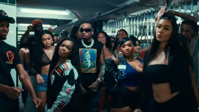 Awake Ny Cobra Cobra Snake T-Shirt worn by Quavo in Wall to Wall (Official Video)