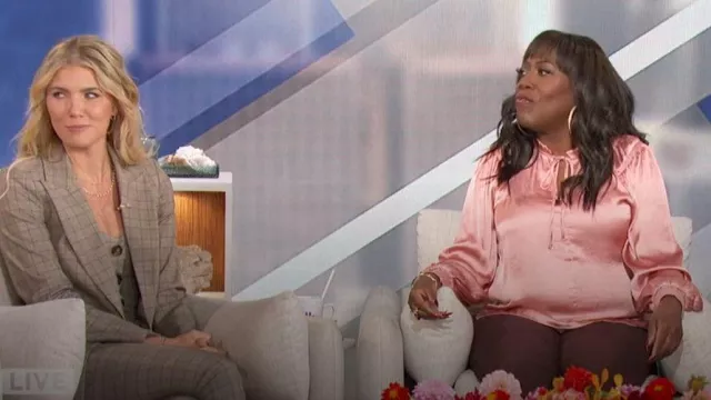 Veronica Beard Hutchinson Jacket worn by Amanda Kloots as seen in The Talk on  November 21, 2023