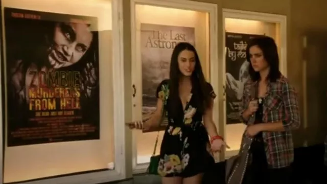 BCBG Max Azria Green Crossbody Bag worn by Adrianna Tate-Duncan (Jessica Lowndes) as seen in 90210 (S05E03)
