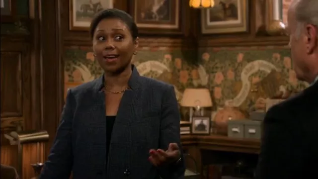Veronica Beard Wiltshire Jacket worn by Olivia (Toks Olagundoye) as seen in Frasier (S01E08)