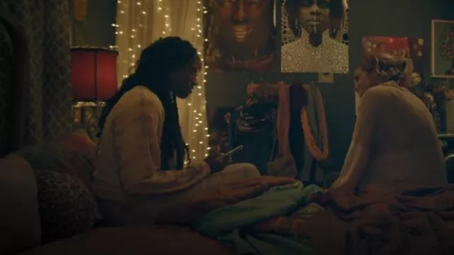 PJ Salvage womens Loungewear Sun Stripe Banded Pant worn by Jennifer Washington (Ashley Olivia Fisher) as seen in Average Joe (S01E02)