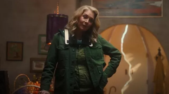 The Great The Pleated Army Jacket worn by Mrs. Claus (Elizabeth Mitchell) as seen in The Santa Clauses (S02E04)
