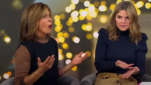 En Elly Viola Sweater porté par Hoda Kotb comme on le voit dans Today with Hoda & Jenna le 29 novembre 2023