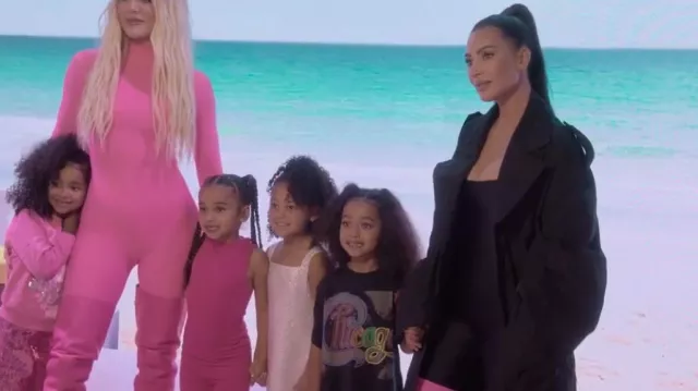 Balenciaga Packable Trench worn by Kim Kardashian as seen in The Kardashians (S04E10)