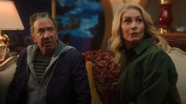 The Great The Pleated Army Jacket worn by Mrs. Claus (Elizabeth Mitchell) as seen in The Santa Clauses (S02E05)