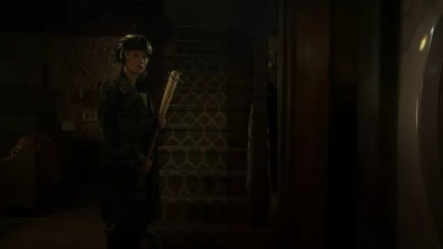 Nili Lotan Farrow Camo Trench Coat worn by Dorothy "Dot" Lyon(Juno Temple) as seen in Fargo (S05E03)