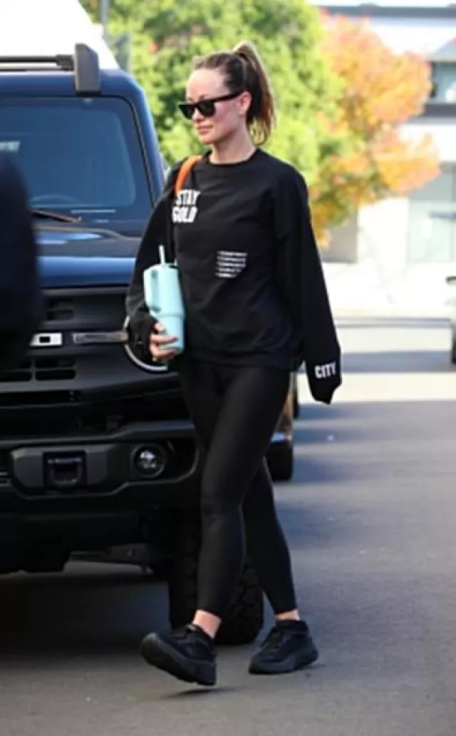 Hydro Flask 40 Oz All Around Travel Tumbler used by Olivia Wilde in La on December 1, 2023