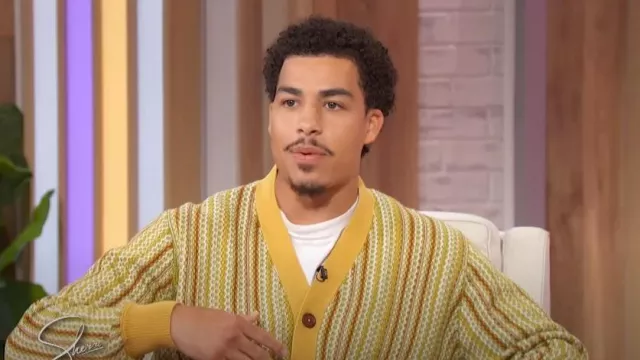 Notch Cardigan Notch Cardigan worn by Marcus Scribner as seen in Sherri on December 1, 2023