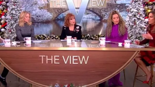 Patbo Ruffle Maxi Skirt worn by Sunny Hostin as seen in The View on December 1, 2023