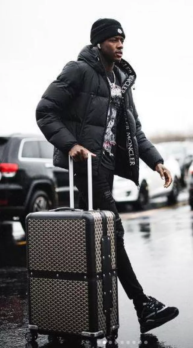 Moncler Black 'Moncla' Puffer Jacket worn by Sauce Gardner on the Instagram account @saucegardner