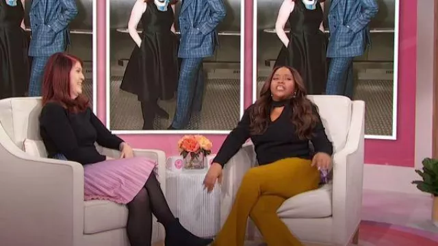 dalia macphee tie neck pleat skirt border printed dress