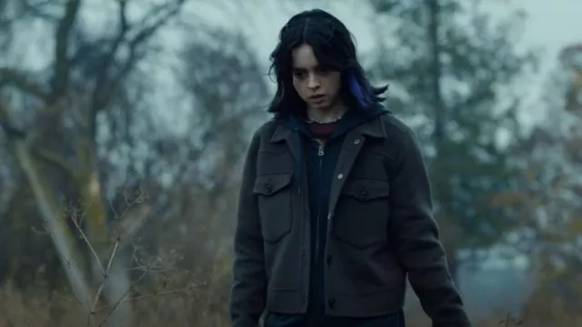Rails Eas­t­on Jack­et worn by Jules (Amanda Fix) as seen in Orphan Black: Echoes (S01E07)