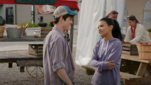 Under Armour Women's Rival Terry Hoodie worn by Jackie Howard(Nikki Rodriguez) as seen in My Life with the Walter Boys (S01E03)