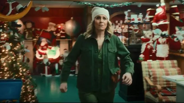 Lucky Brand Surplus Jumpsuit worn by Mrs. Claus (Elizabeth Mitchell) as seen in The Santa Clauses (S02E06)