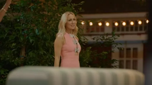 Rebecca Vallance Women's Brittany Bow Mini Dress worn by Nikki Glaser as seen in FBoy Island (S03E07)