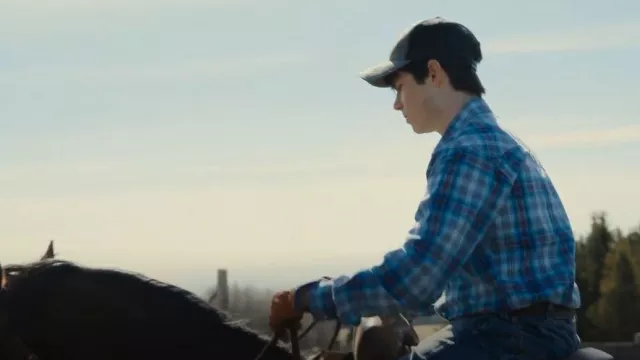 Iron Heart Western Plaid Shirt worn by Alex Walter (Ashby Gentry) as seen in My Life with the Walter Boys (S01E07)