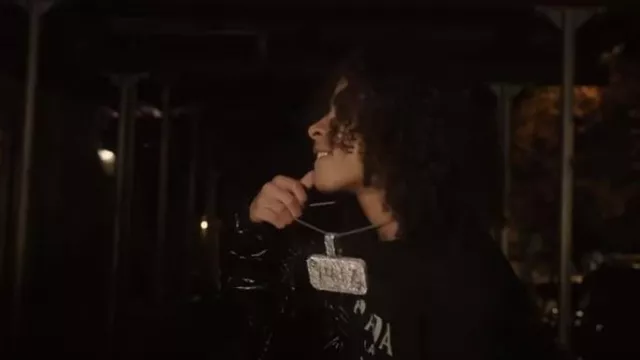 Moncler Black 'Maya 70' Jacket worn by DD Osama in 2 DEEP by DD Osama & Benzo B (Official Video)