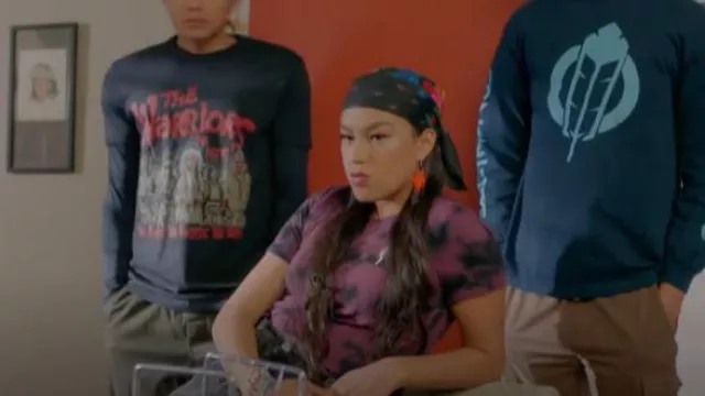 Empyre Skater Crop Tee worn by Chickadee (Avery Sutherland) as seen in Acting Good (S02E09)