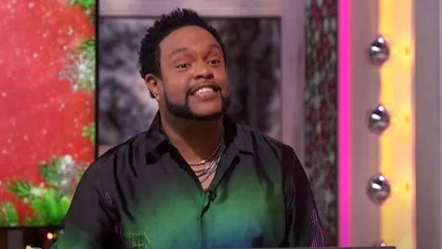 Zara City Lights Shirt worn by Jawn Murray as seen in Sherri on December 13, 2023