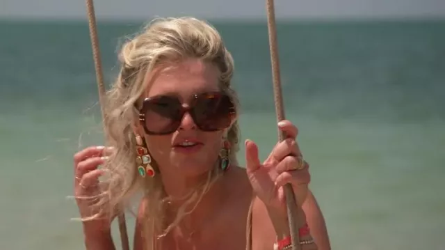 Gafas de sol cuadradas Marc Jacobs de 51 mm usadas por Madison LeCroy como se ve en Southern Charm (S09E13)
