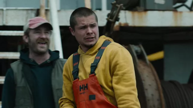 Helly-Hansen Workwear Bib Overalls worn by Charlie (Toby Wallace) as seen in Finestkind