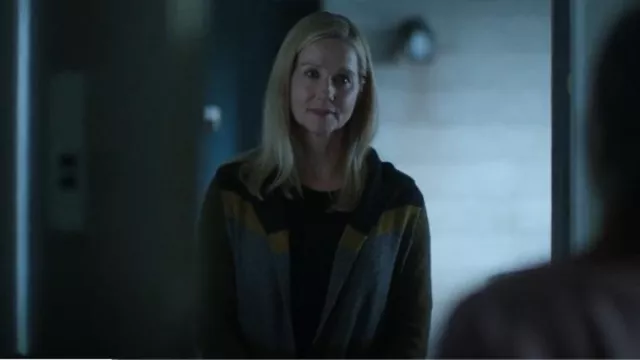 Angel of the North Wool Cardigan worn by Wendy Byrde (Laura Linney) as seen in Ozark (S04E03)