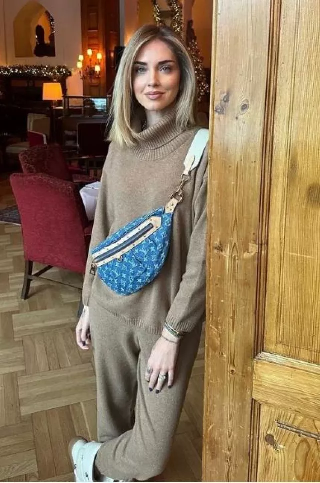 Falconeri Cowl Neck Sweater worn by Chiara Ferragni on her Instagram ...