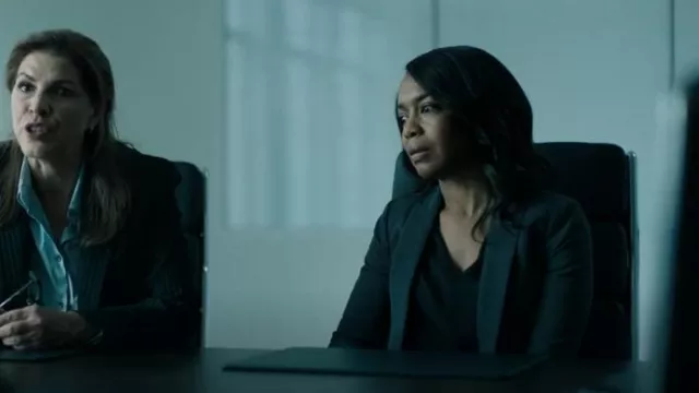 Joie Ance Blouse worn by Maya Miller (Jessica Frances Dukes) as seen in Ozark (S04E06)
