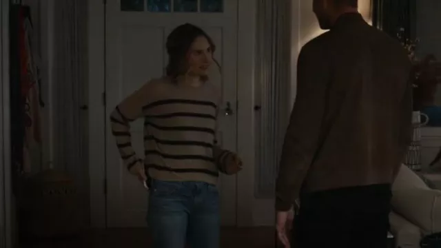 La Ligne Stripe Reverse Jersey Boatneck Pullover worn by Madison Simmons (Caitlin Thompson) as seen in This Is Us (S06E03)